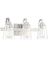 Grace 3-Light Bath Vanity Light Brushed Polished Nickel