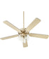 52" Virtue 3-light LED Ceiling Fan Aged Brass