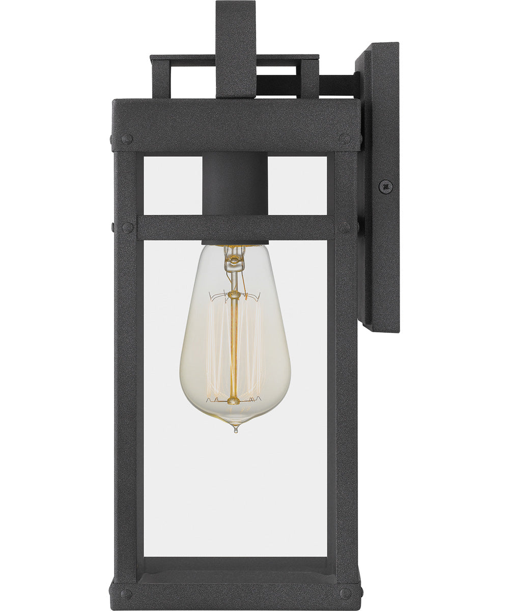 Keaton Small 1-light Outdoor Wall Light  Coastal Armour Aluminum Mottled Black