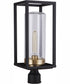 Neo 1-Light Outdoor Post Mount Midnight Satin Brass