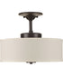 Inspire 1-Light 13" LED Semi-Flush Mount Antique Bronze