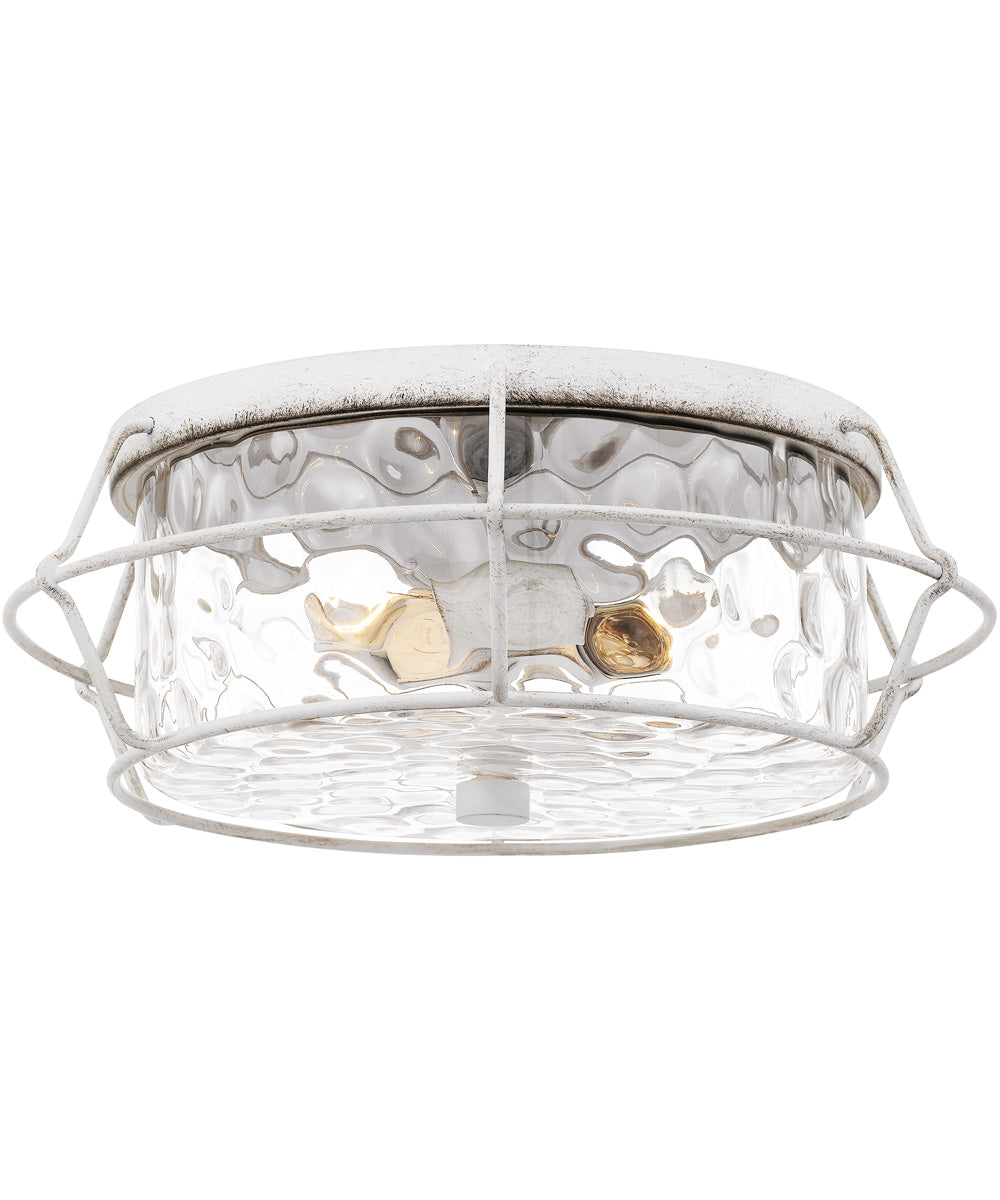 Farragut 3-light Semi Flush Mount Antique White