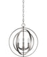Equinox 4-Light Foyer Pendant Burnished Silver