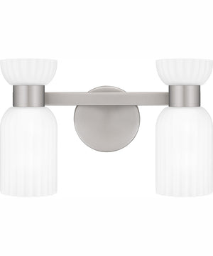 Rembrandt Medium 2-light Bath Light Brushed Nickel
