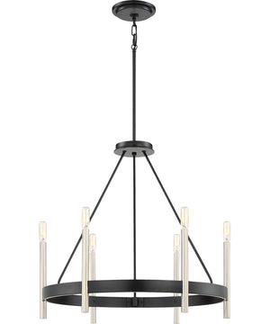 Anthem 6-light Chandelier Mystic Black