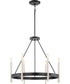 Anthem 6-light Chandelier Mystic Black