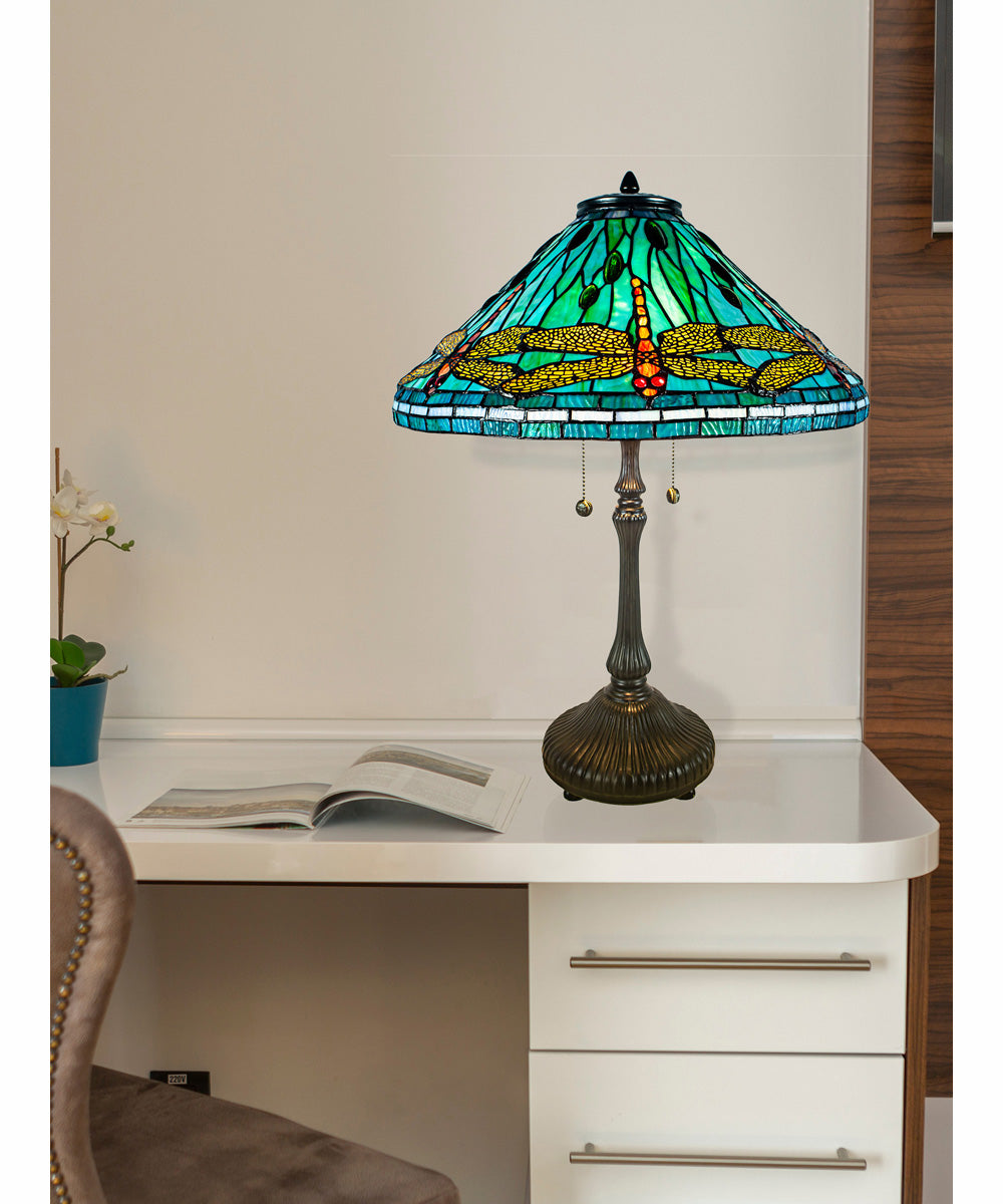 Sonata Dragonfly Tiffany Table Lamp