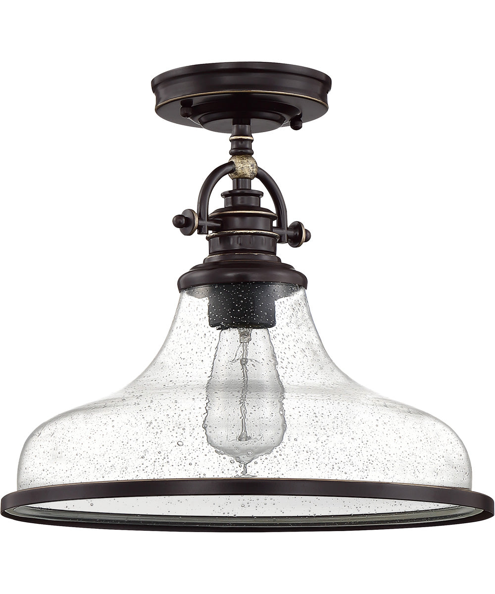 Grant 1-light Semi Flush Mount Palladian Bronze