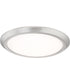 Verge  Flush Mount Brushed Nickel