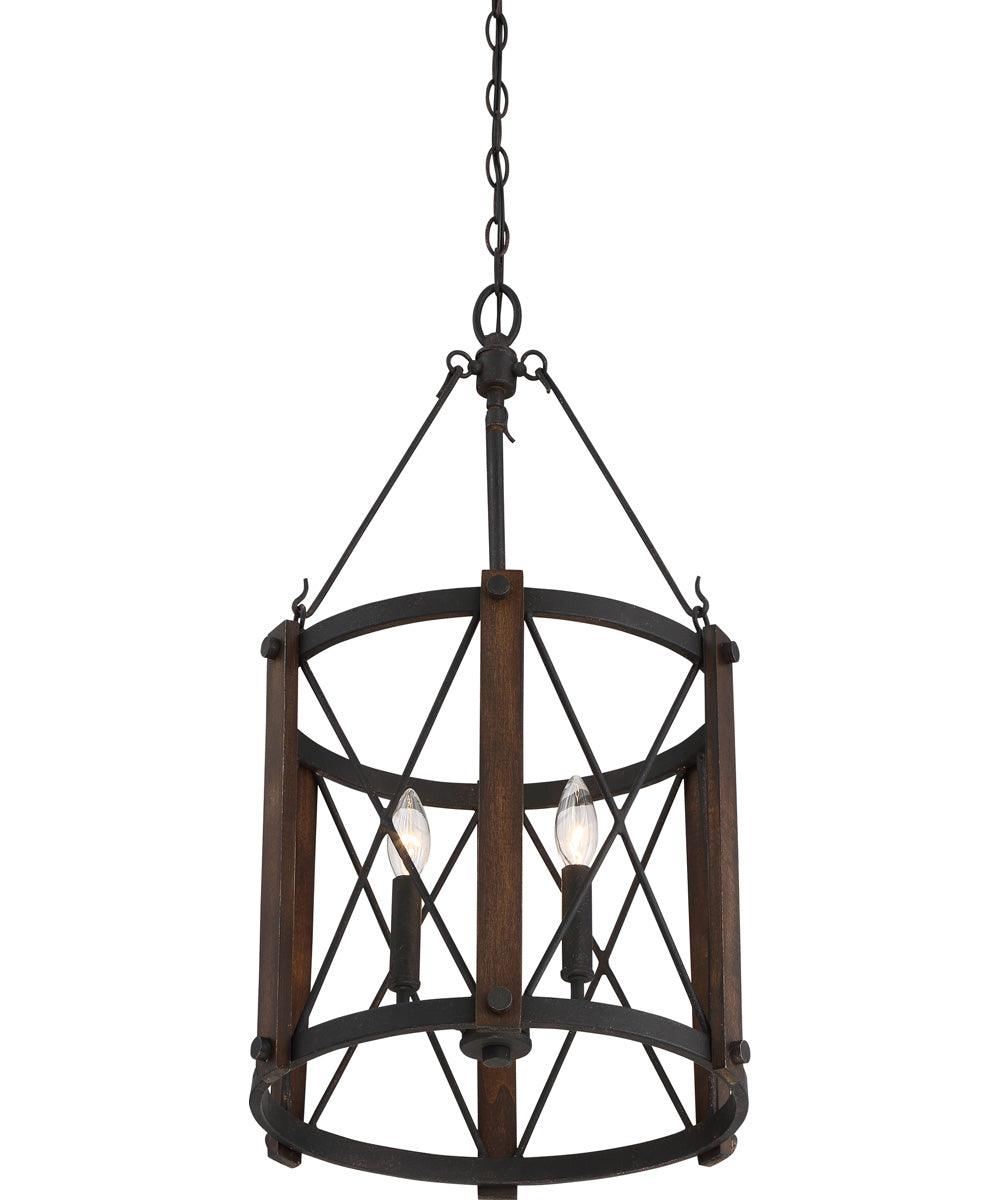 Baron 3-light Pendant Marcado Black