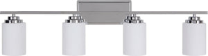 35"W Albany 4-Light Bath Vanity Light Chrome