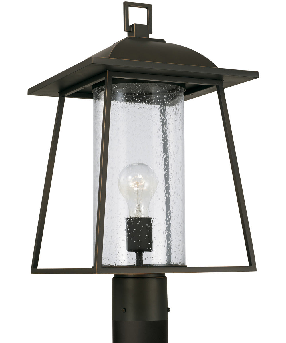 Durham 1-Light Outdoor Post-Lantern Rain or Shine - Oiled Bronze