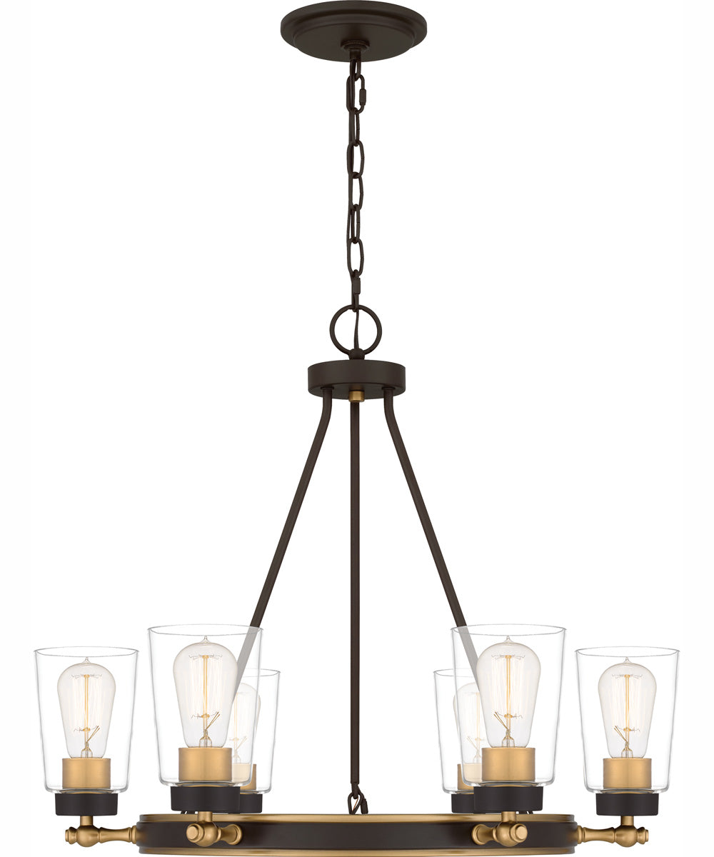 Atwood 6-light Chandelier Old Bronze