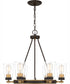 Atwood 6-light Chandelier Old Bronze