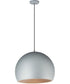 Palla 20 inch LED Pendant Dark Grey / Coffee