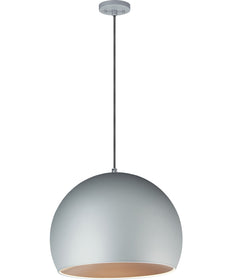 Palla 20 inch LED Pendant Dark Grey / Coffee