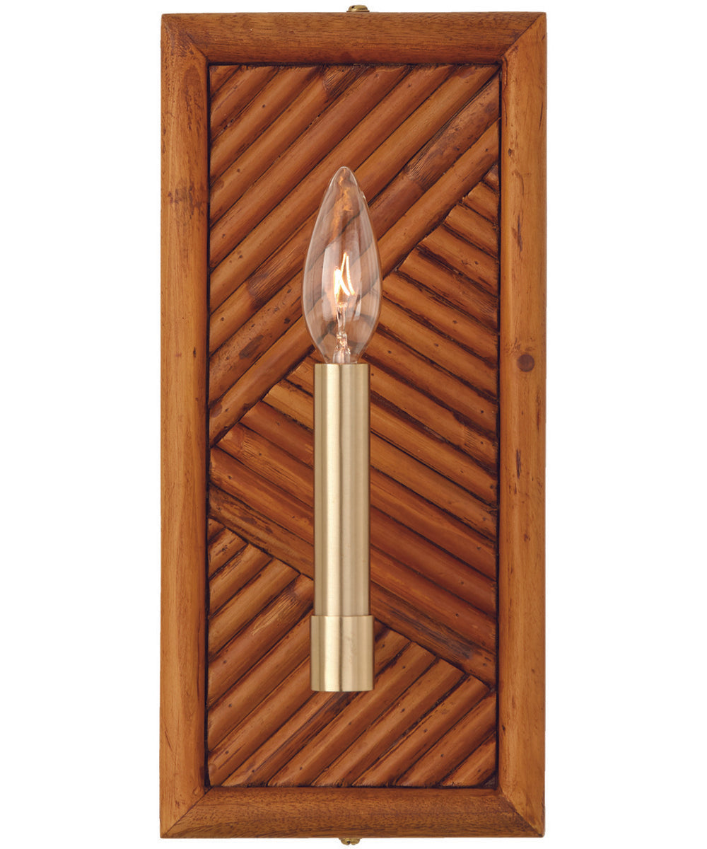 Soleil 1-Light Sconce Matte Brass