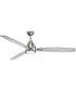 Gaze 60" LED 3-Blade Ceiling Fan Brushed Nickel