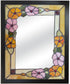 Rose Tiffany Framed Mirror