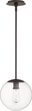 10"W 1-light Pendant Oiled Bronze