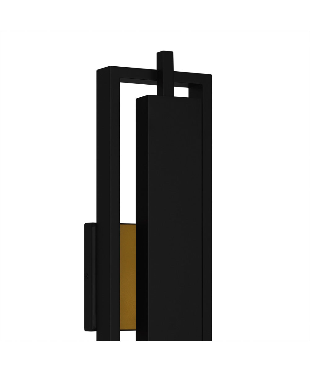 Pointsett Large Outdoor Wall Light  Coastal Armour Aluminum Matte Black