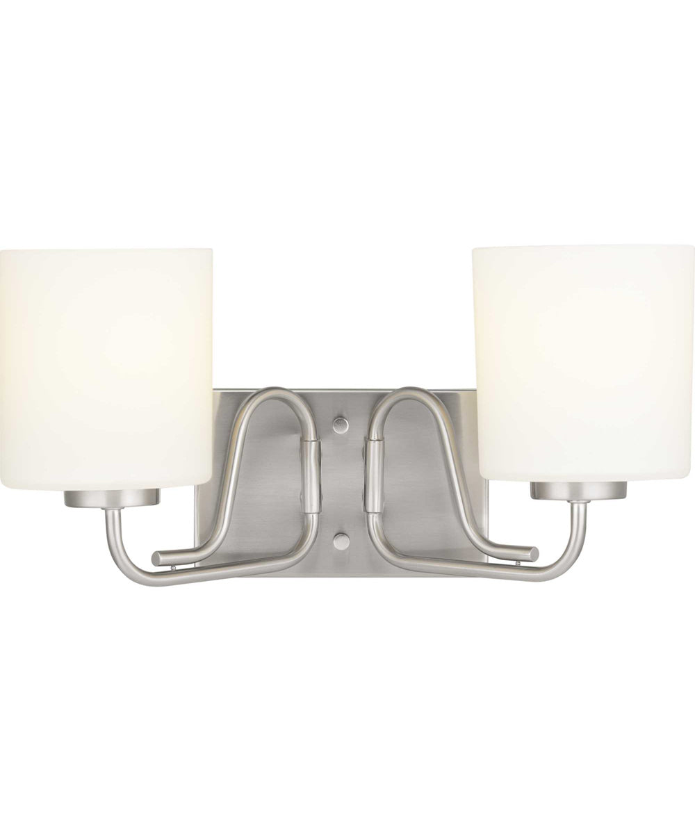 Tobin 2-Light Bath & Vanity Brushed Nickel