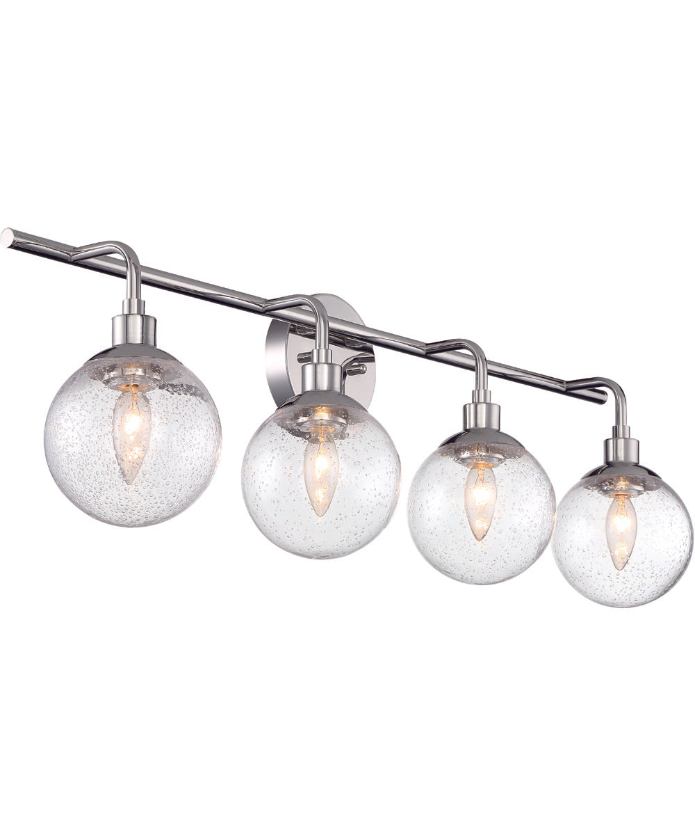 Que 4-Light Vanity Chrome
