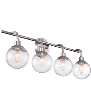 Que 4-Light Vanity Chrome