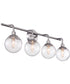 Que 4-Light Vanity Chrome