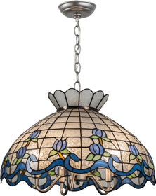 20"W Roseborder Pendant