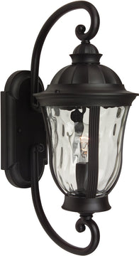 19"H Frances 1-Light Outdoor Wall Oiled Bronze