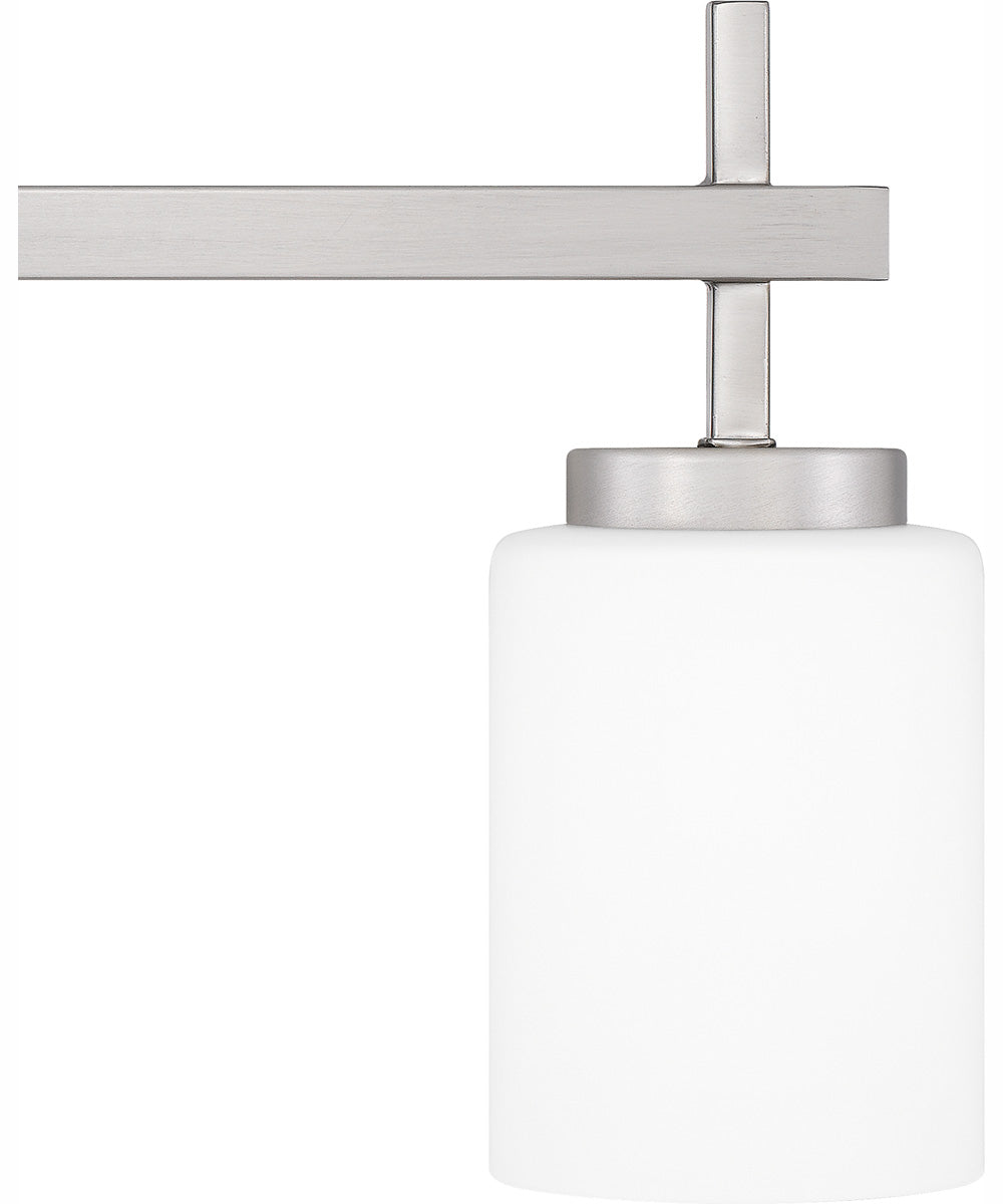 Wilburn Extra Large 4-light Bath Light Brushed Nickel