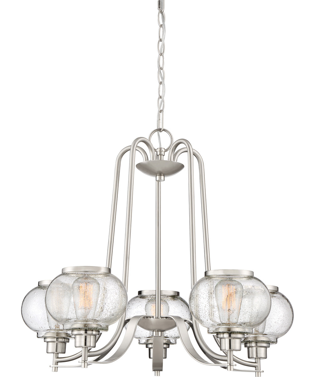 Trilogy 5-light Chandelier Brushed Nickel