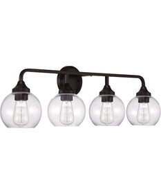 Glenda 4-Light Vanity Flat Black