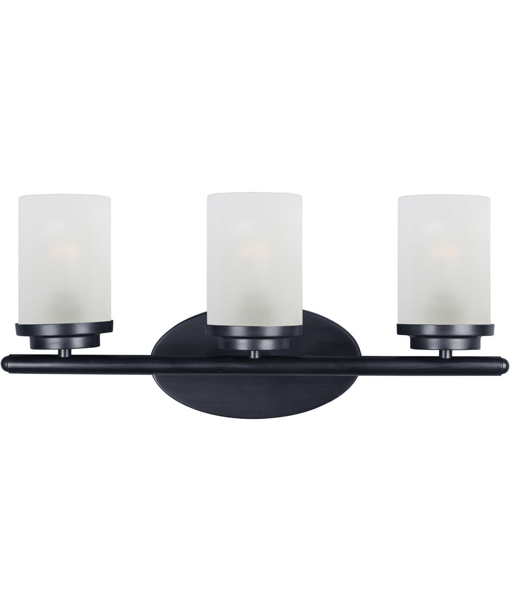 Corona 3-Light Bath Vanity Black
