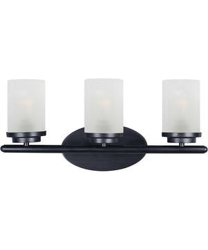 Corona 3-Light Bath Vanity Black