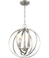 16"W Pendleton 3-Light Pendant Brushed Nickel