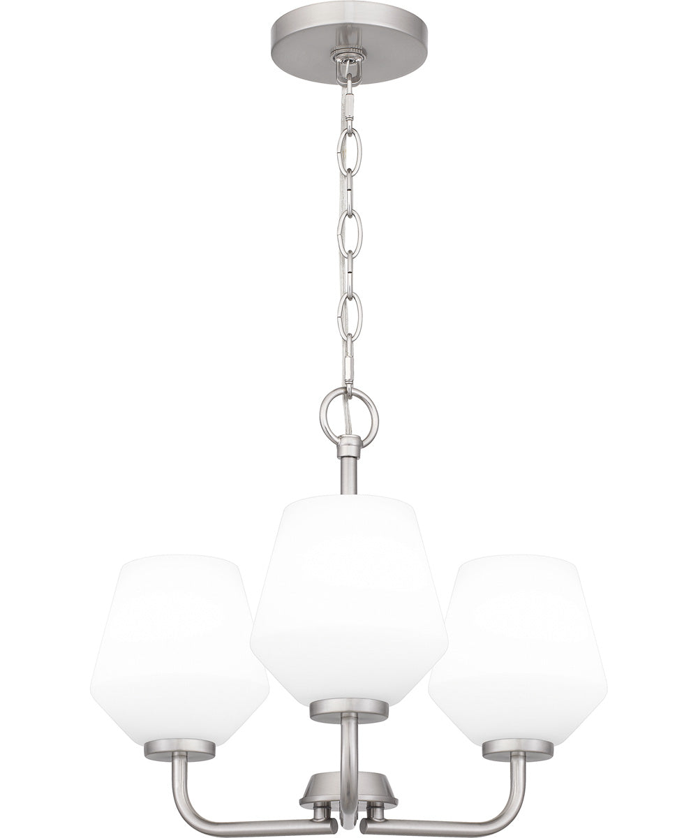 Nielson Large 3-light Pendant Brushed Nickel