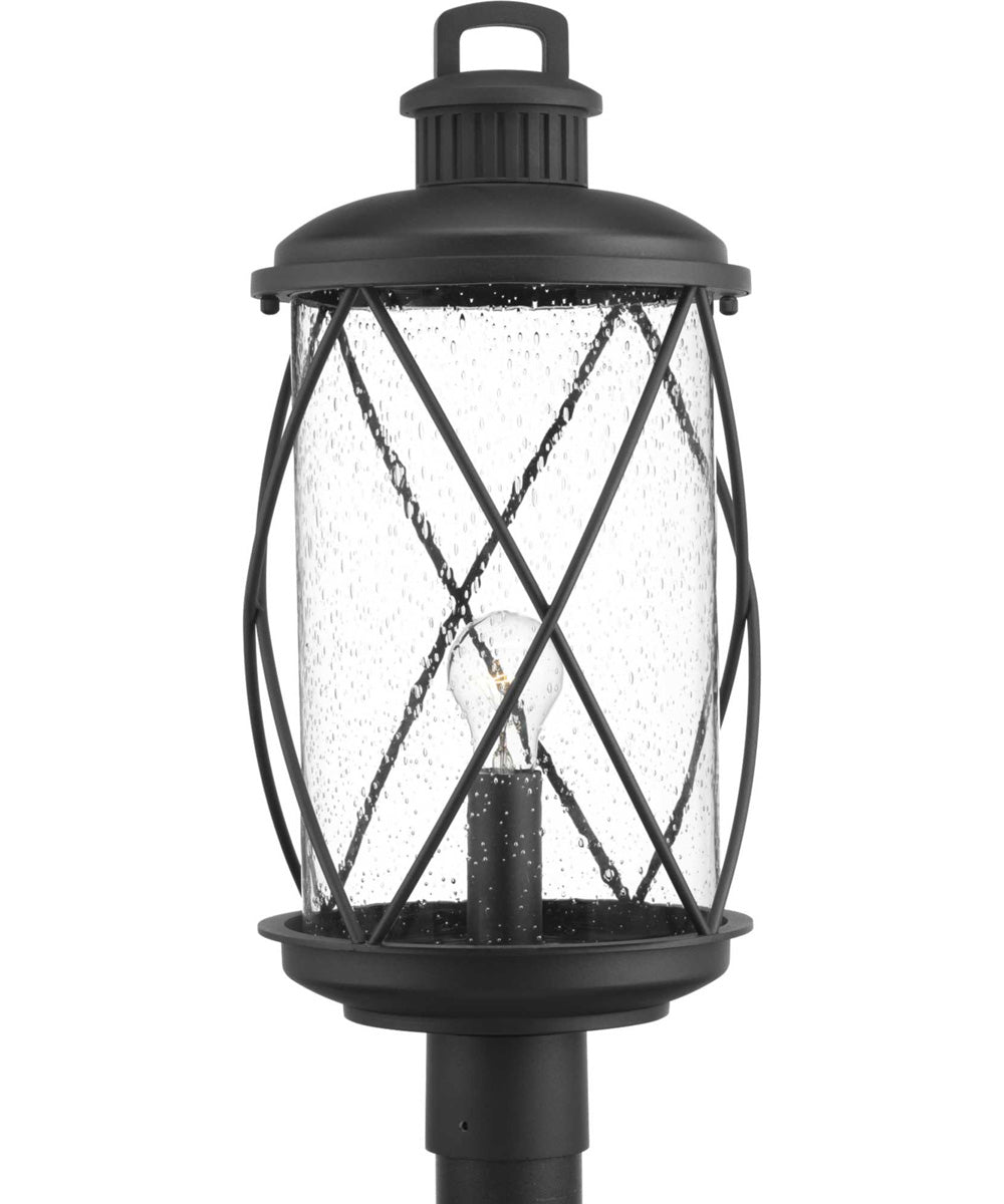 Hollingsworth Post Lantern Textured Black