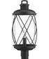 Hollingsworth Post Lantern Textured Black