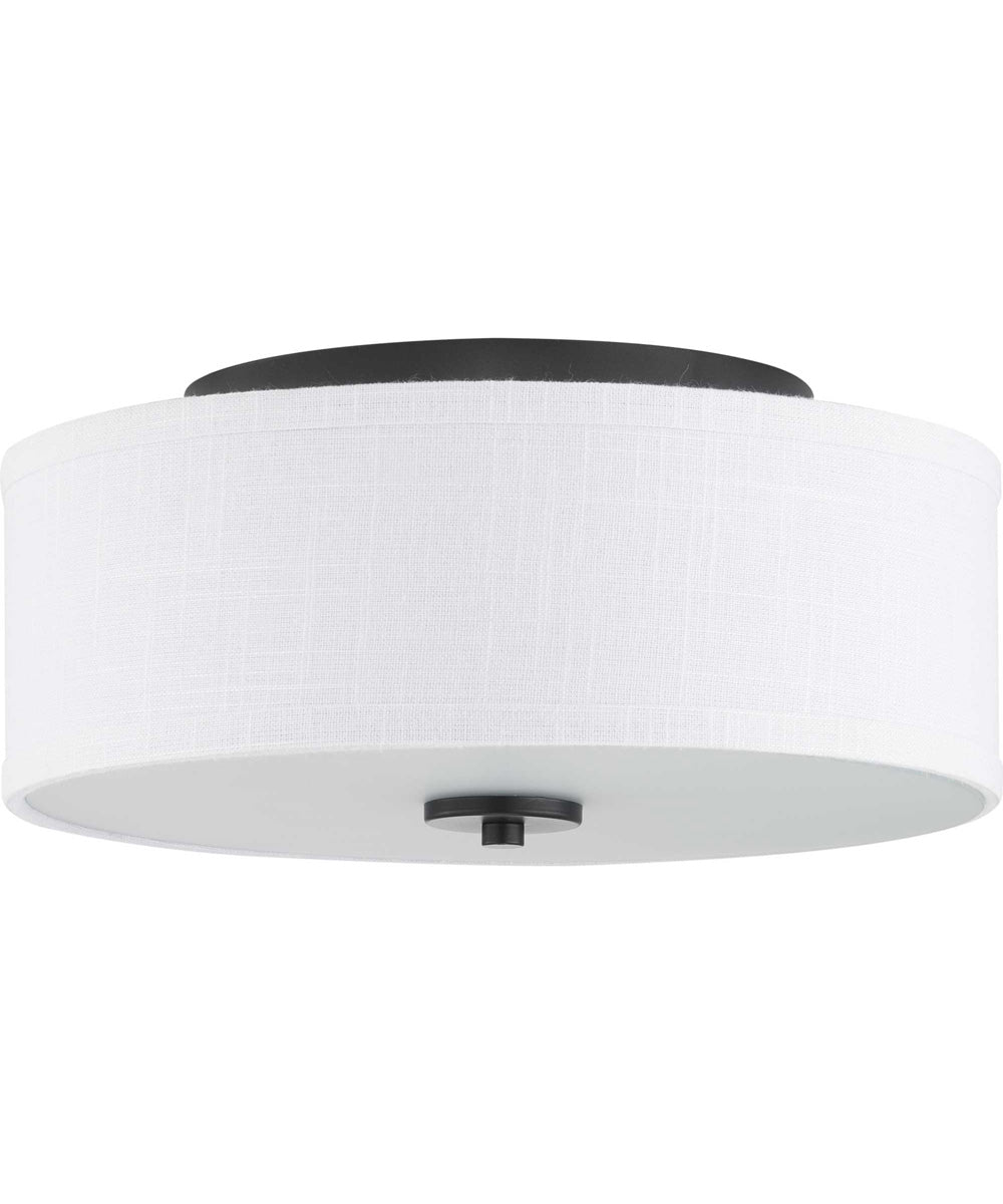 Inspire 13" 2-Light Flush Mount Graphite