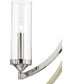 Evoke 5-Light Clear Glass Luxe Chandelier Light Polished Nickel