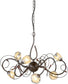 Caprice 6-Light  Chandelier Bronze