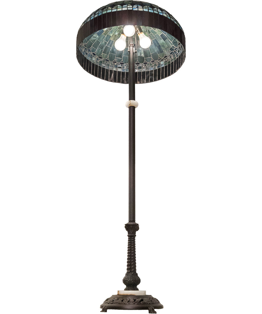 62" High Tiffany Candice Floor Lamp