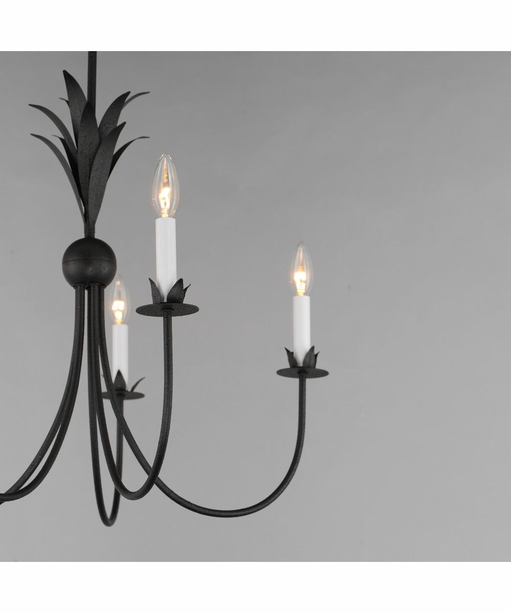 Paloma 5-Light Chandelier Anthracite