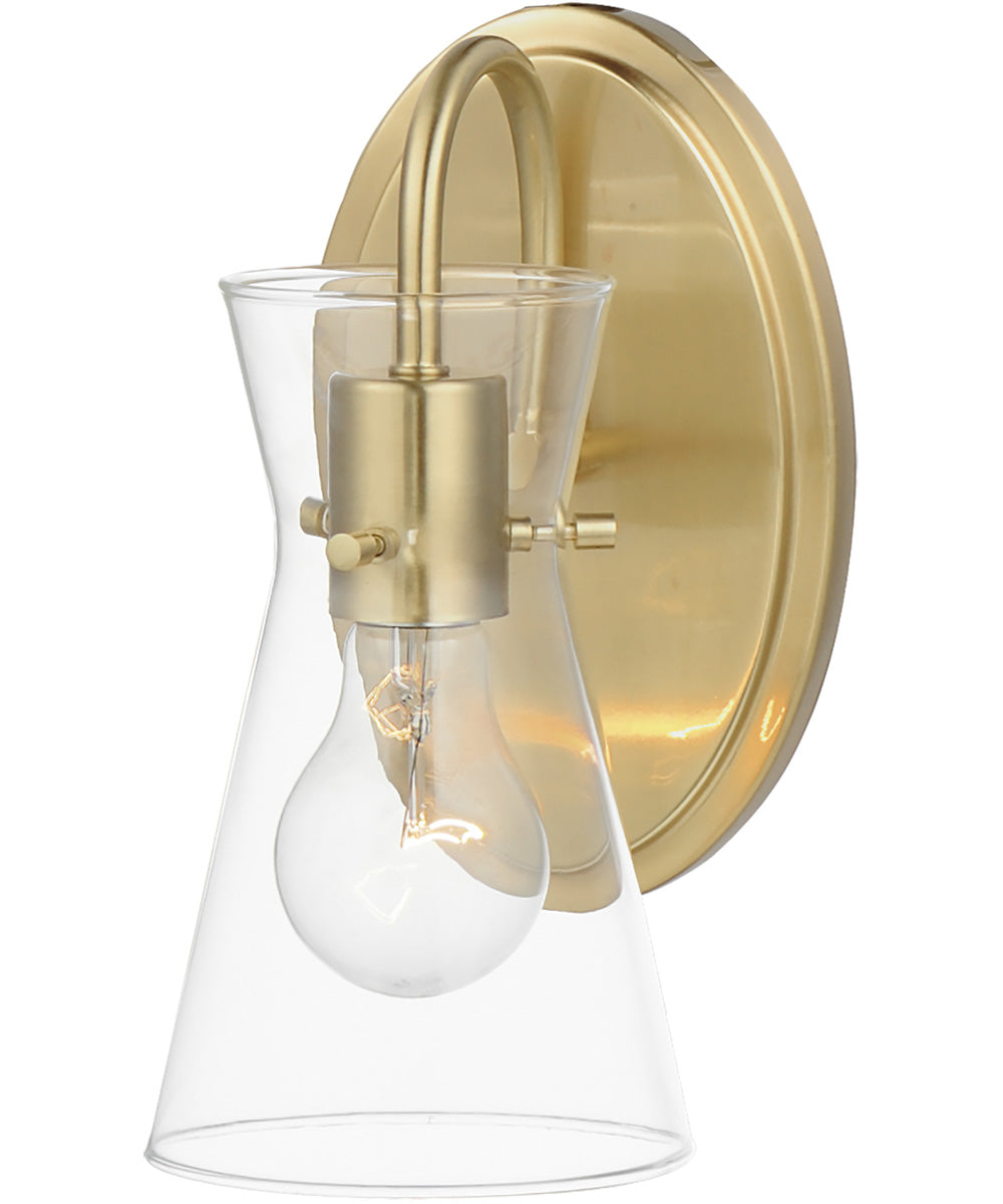 Ava 1-Light Wall Sconce Natural Aged Brass