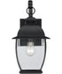 Bain Small 1-light Outdoor Wall Light Mystic Black