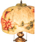 27" High Puffy Butterfly & Flowers Table Lamp