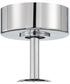 60" Sonnet 1-Light Ceiling Fan Chrome