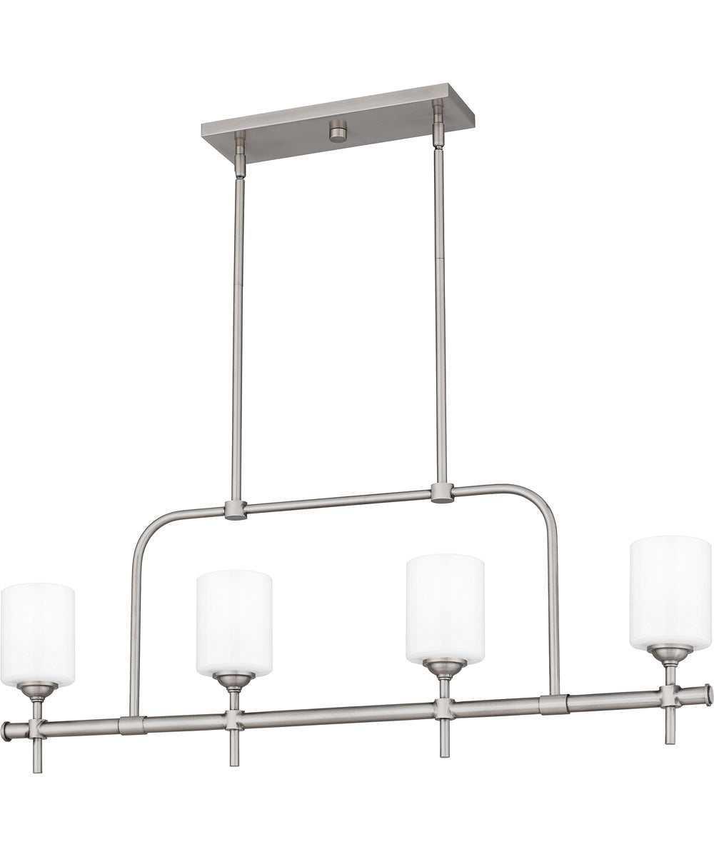 Aria 4-light Island Light Antique Polished Nickel